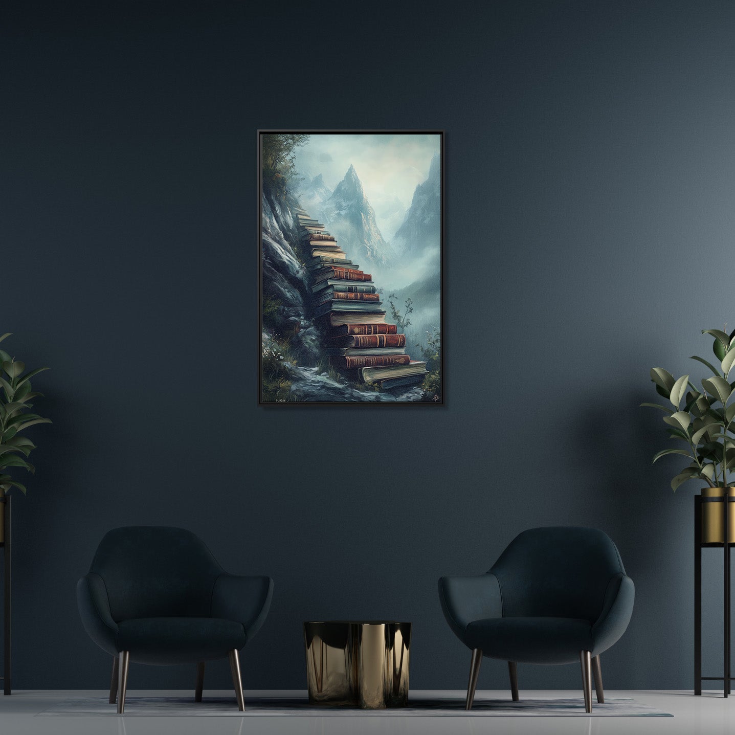Framed Canvas - Journey of Knowledge