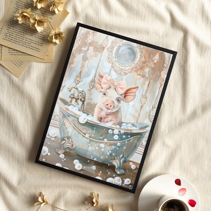 Framed Paper Print - Piglet&