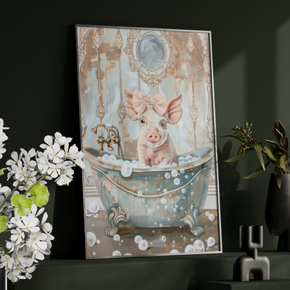 Framed Paper Print - Piglet&