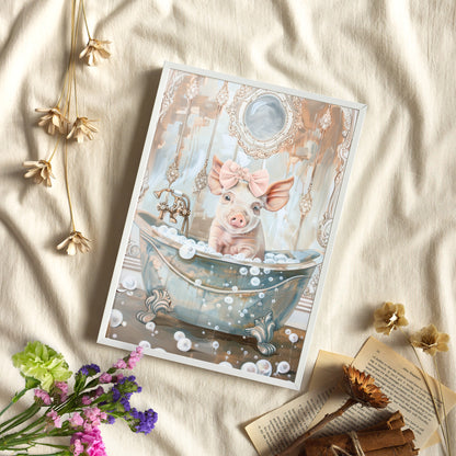 Framed Paper Print - Piglet&