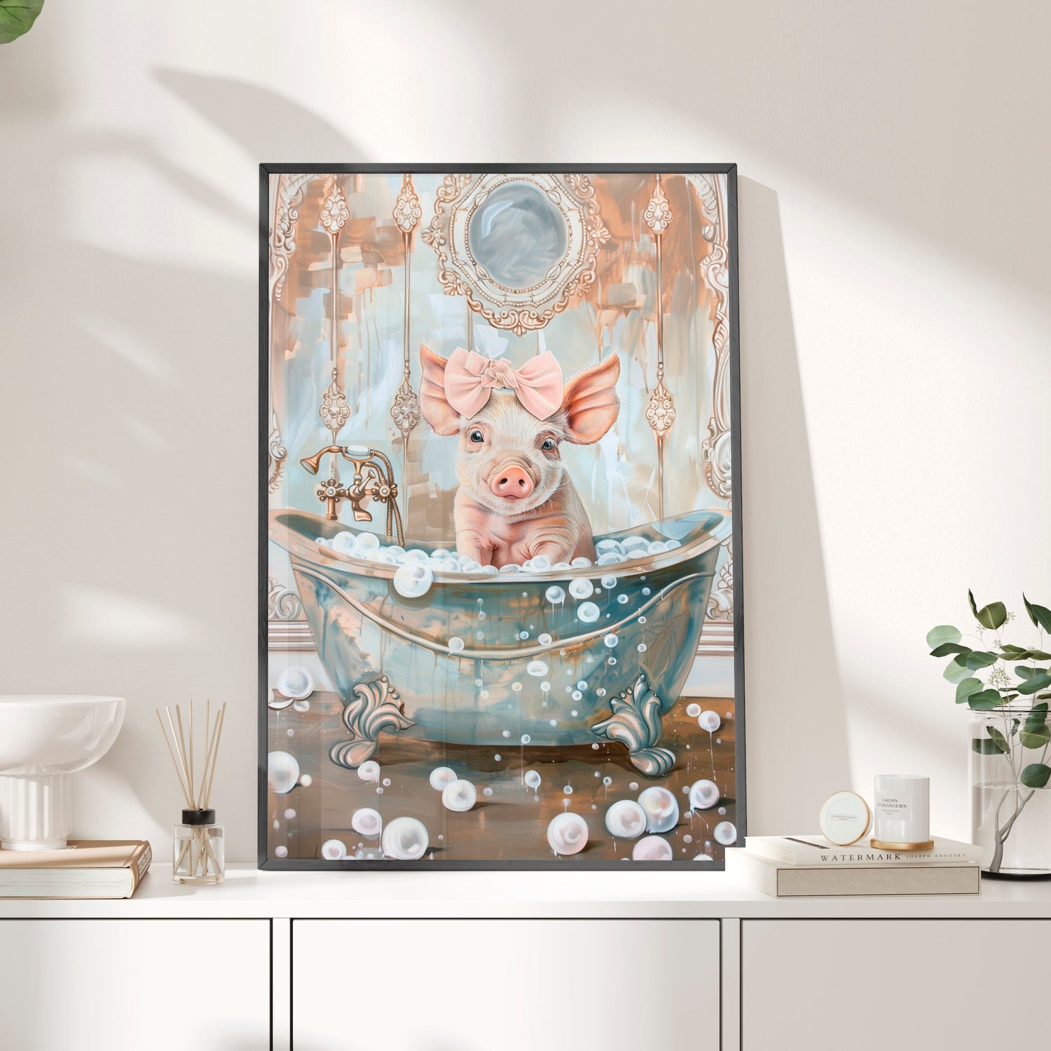 Framed Paper Print - Piglet&