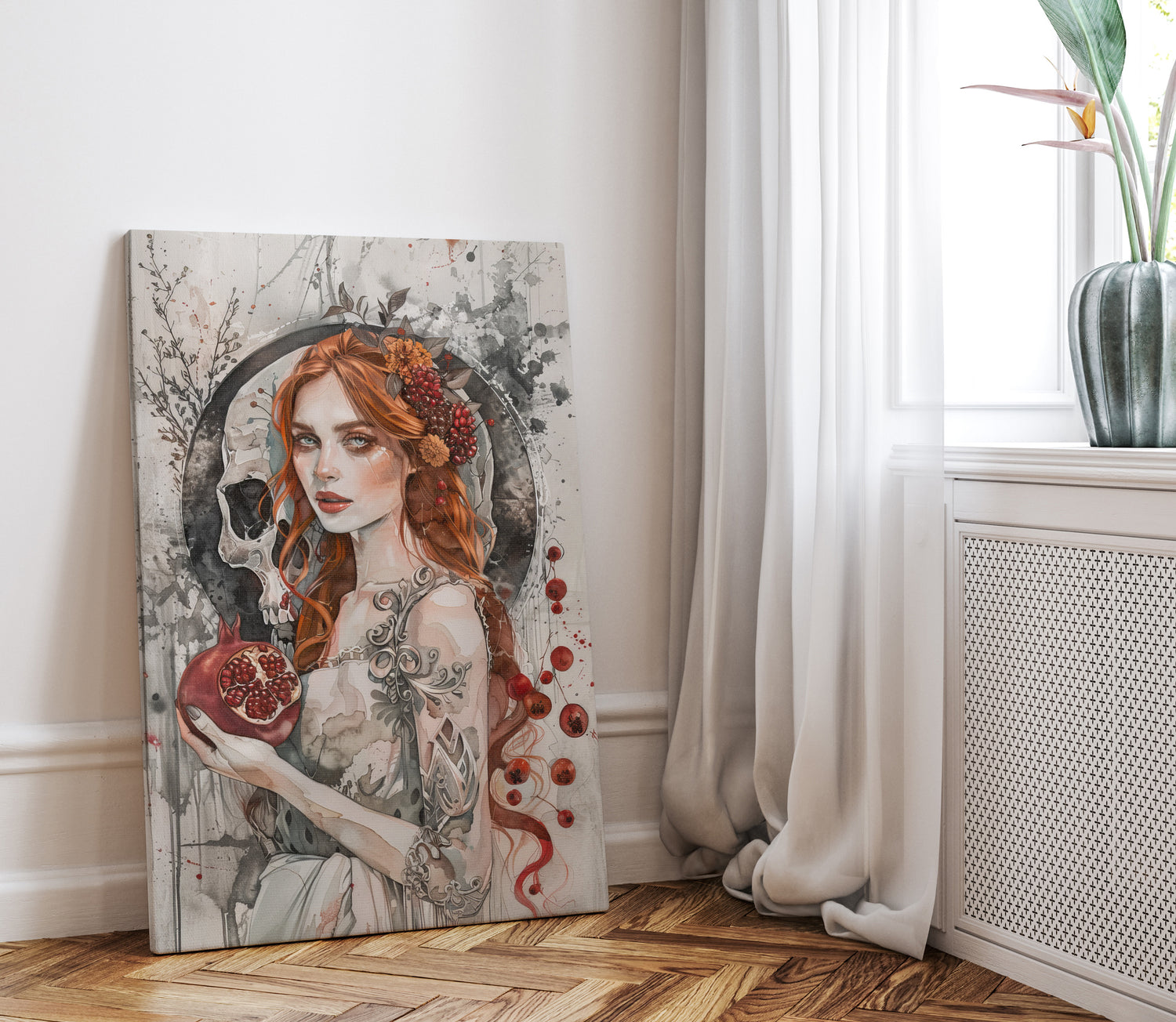1.25" Matte Canvas - Persephone’s Pomegranate Curse