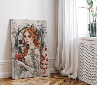 1.25" Matte Canvas - Persephone’s Pomegranate Curse