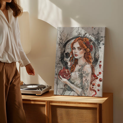 1.25" Matte Canvas - Persephone’s Pomegranate Curse
