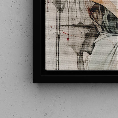 Framed Canvas - Persephone’s Pomegranate Curse