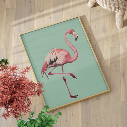 Pink Flamingo Tropical