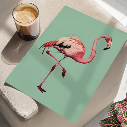 Pink Flamingo Tropical