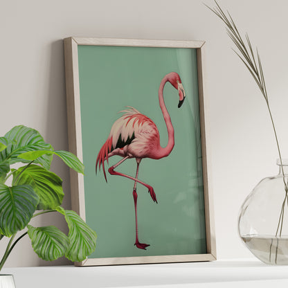 Pink Flamingo Tropical