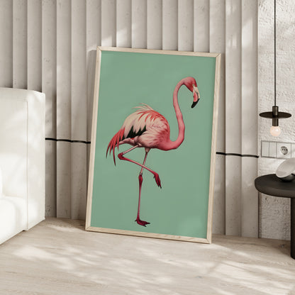 Pink Flamingo Tropical