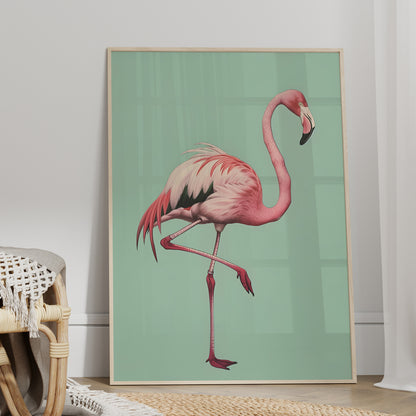 Pink Flamingo Tropical