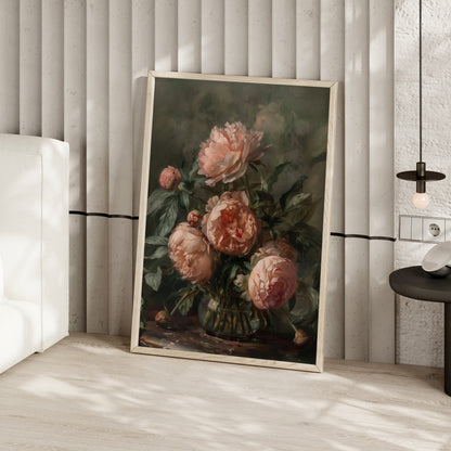 Vintage Blush Peony Bouquet