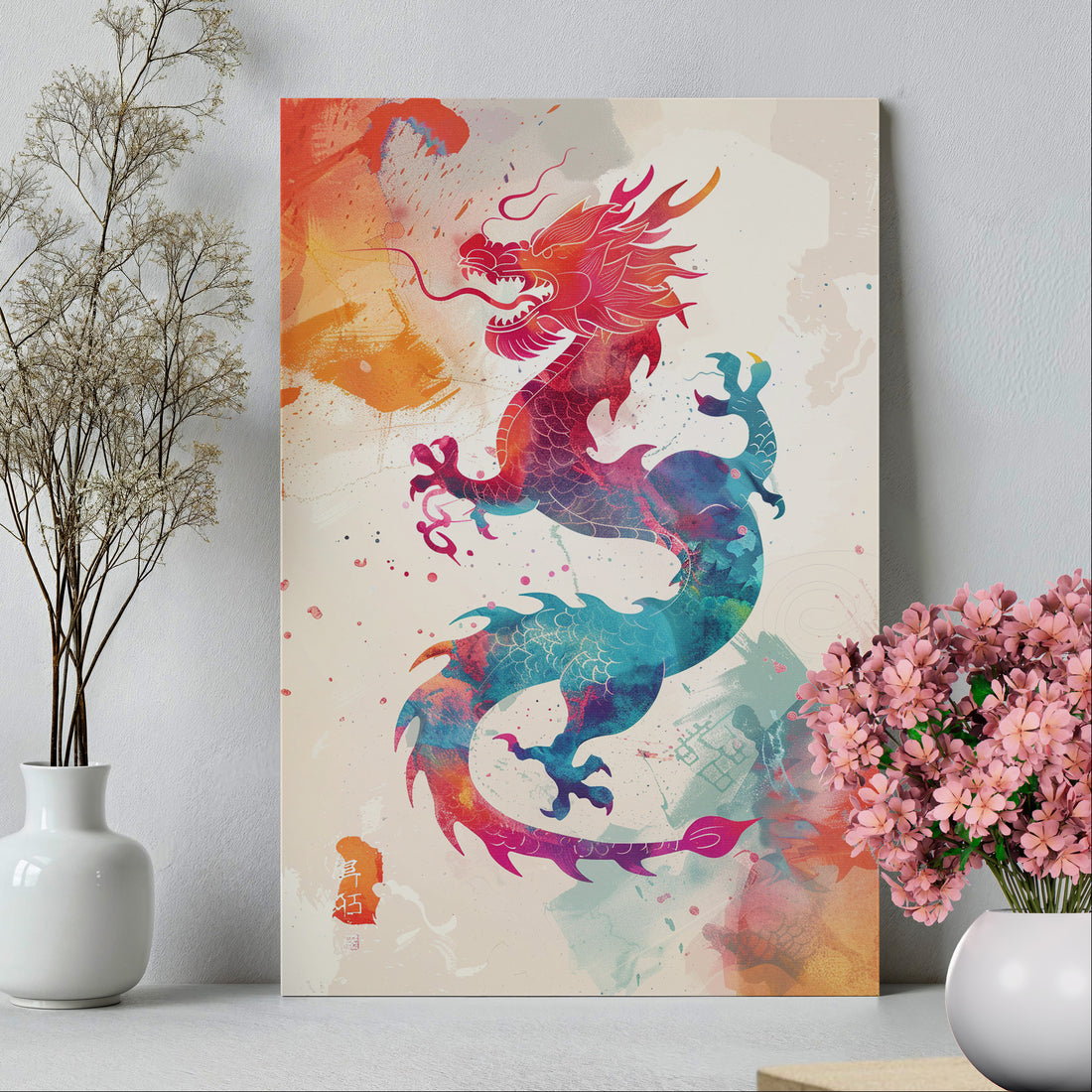 .75&quot; Matte Canvas - Dragon&