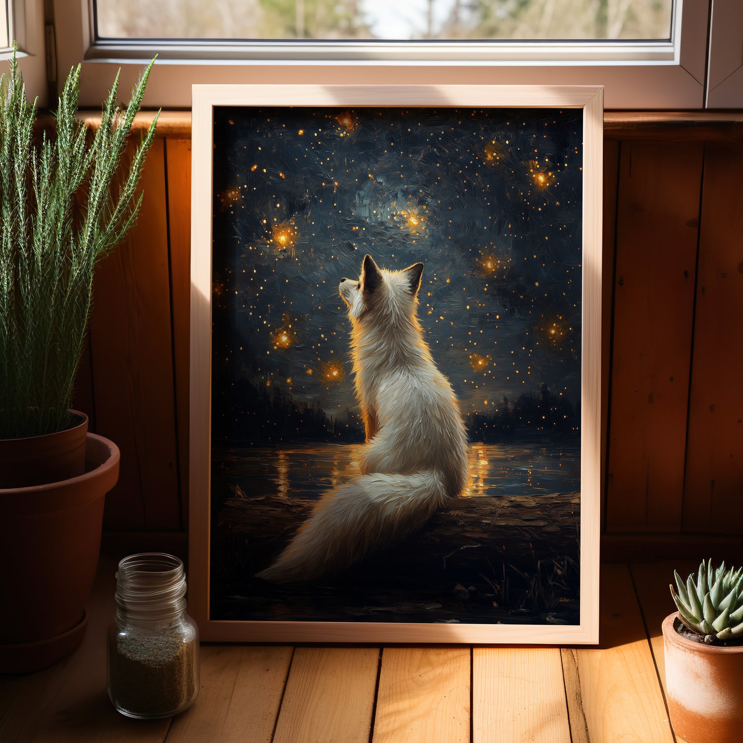 Stargazing Fox Reverie