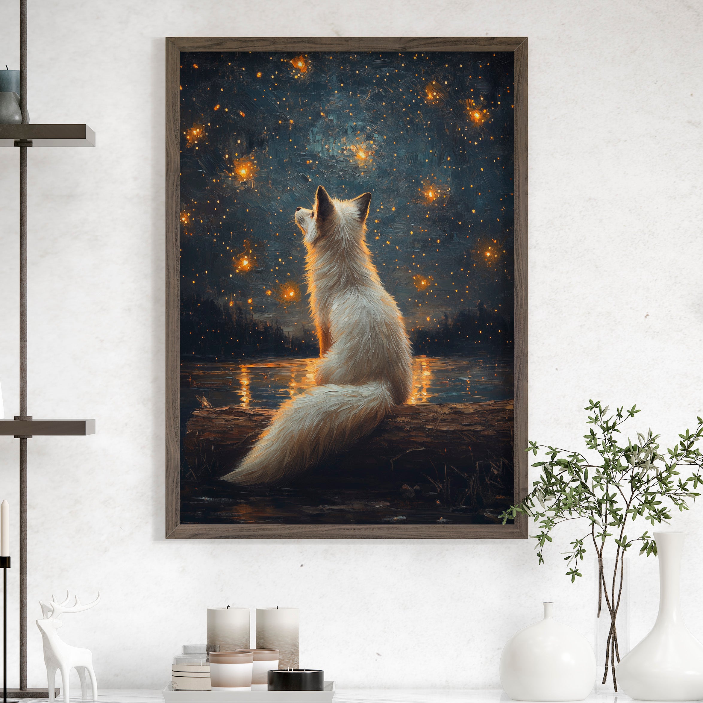 Stargazing Fox Reverie