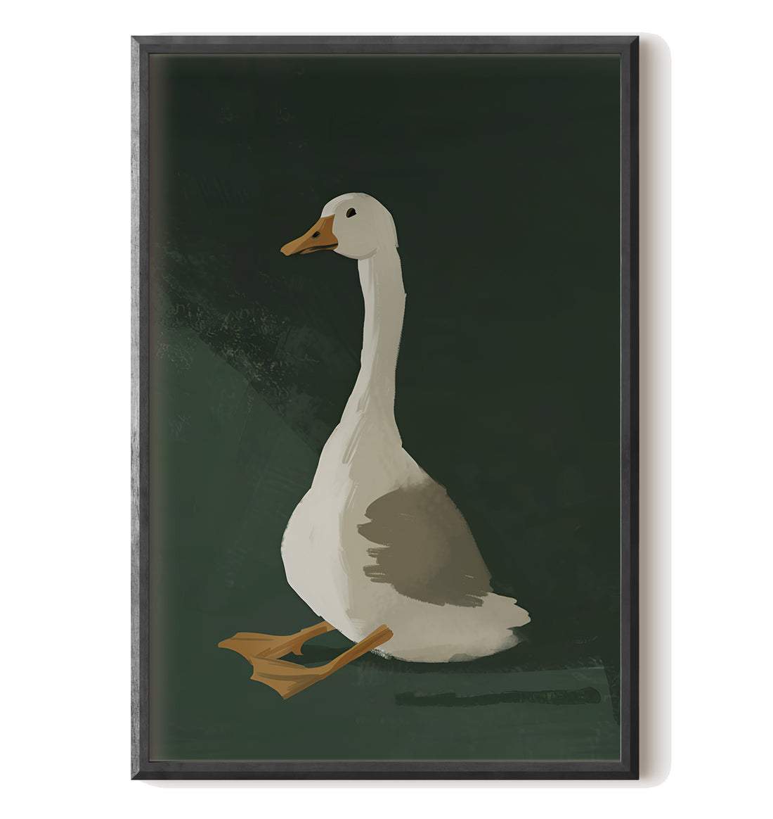 Sitting Goose in Spotlight