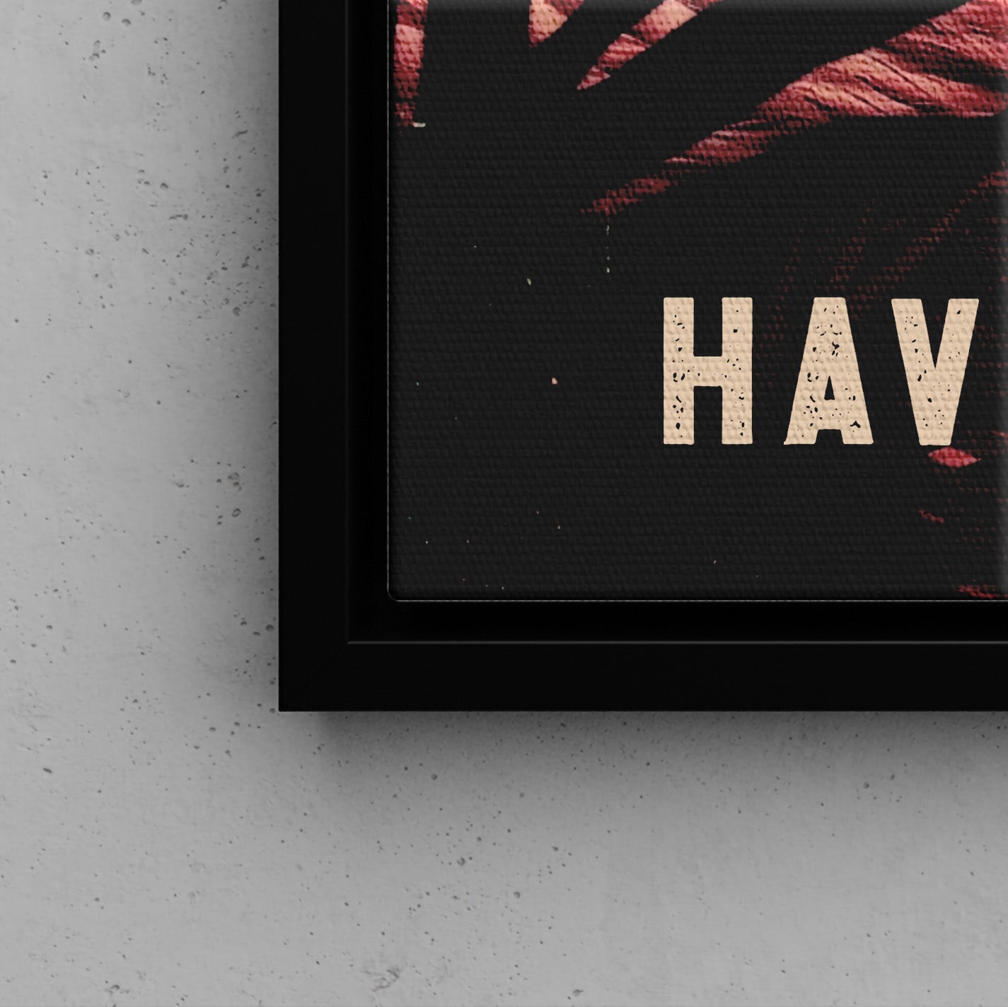 Framed Canvas - Sweet Cheeks Flamingo Welcome