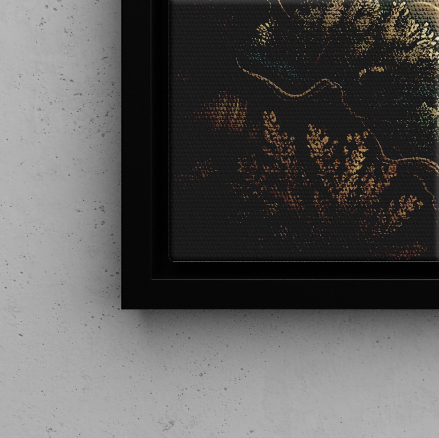Framed Canvas - Waxing Gibbous Dreamscape