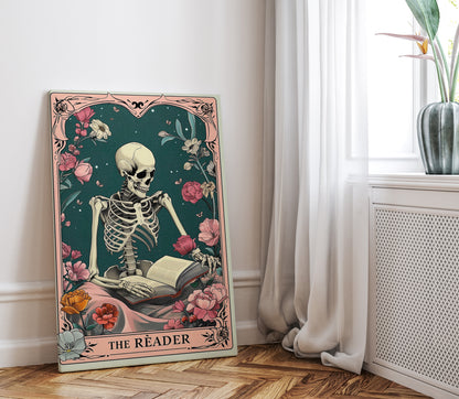 .75" Matte Canvas - The Eternal Reader