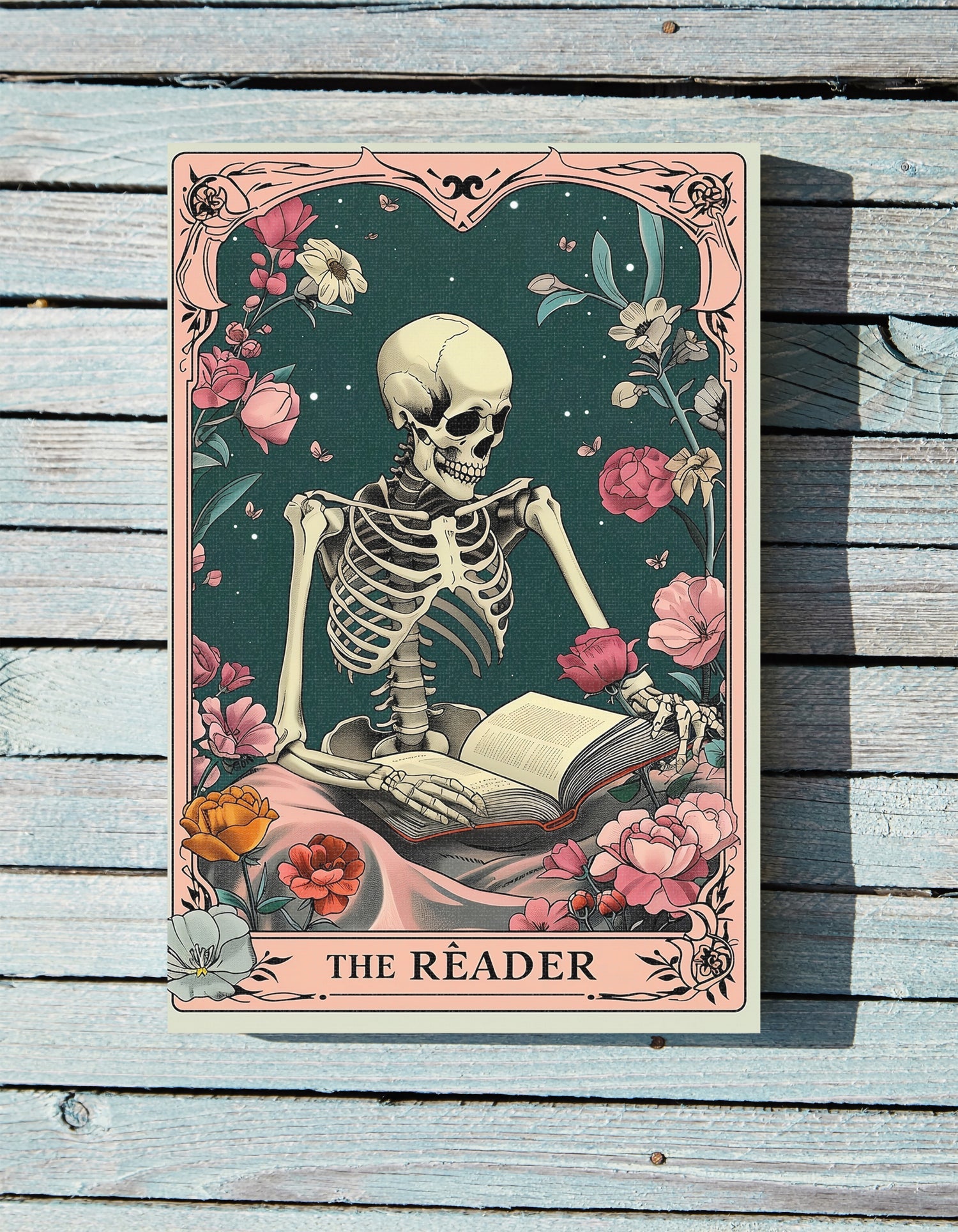 .75" Matte Canvas - The Eternal Reader