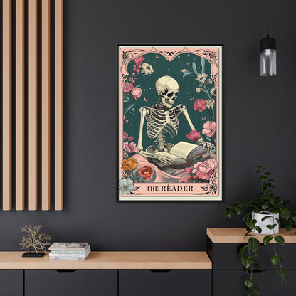 Framed Canvas - The Eternal Reader
