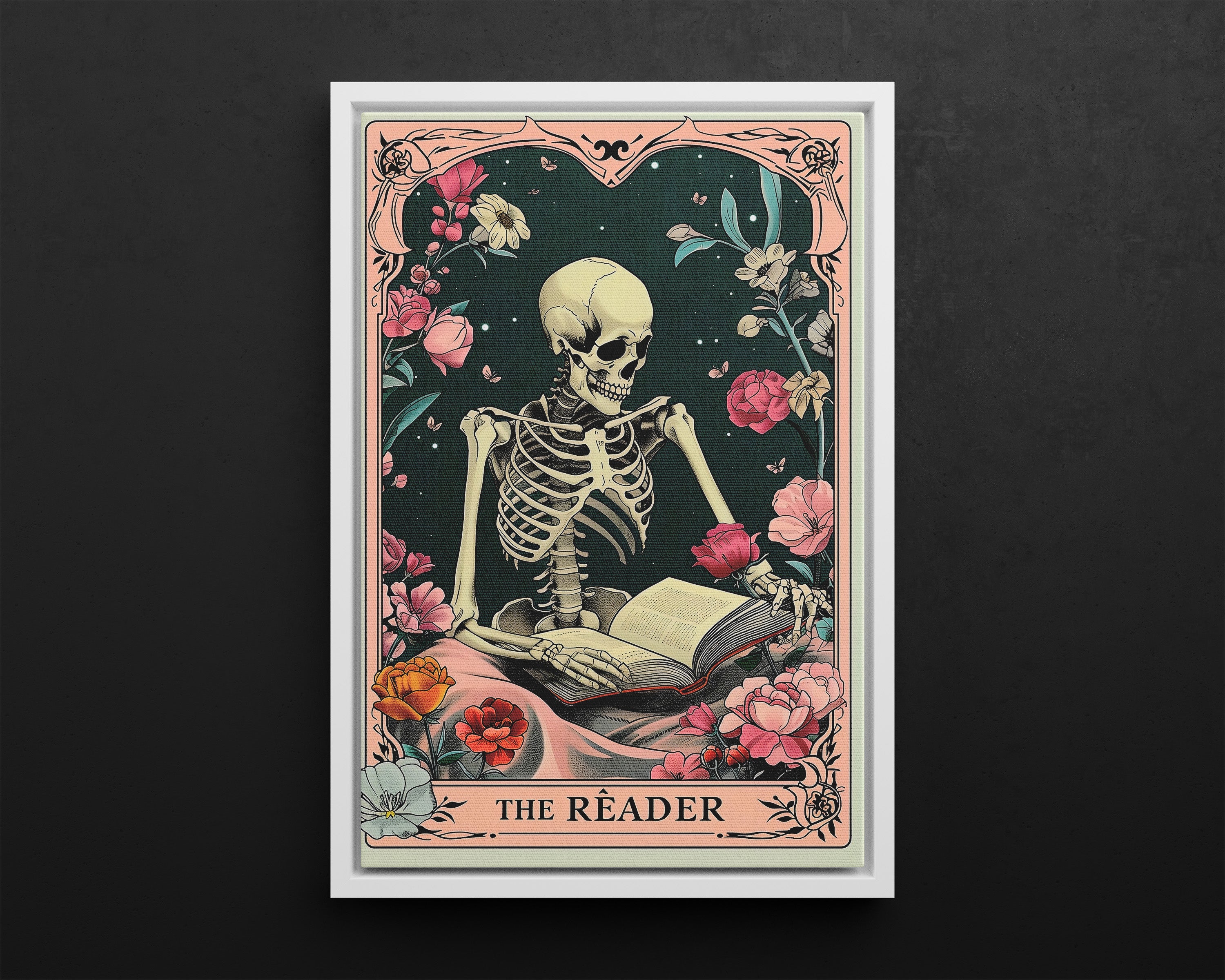 Framed Canvas - The Eternal Reader
