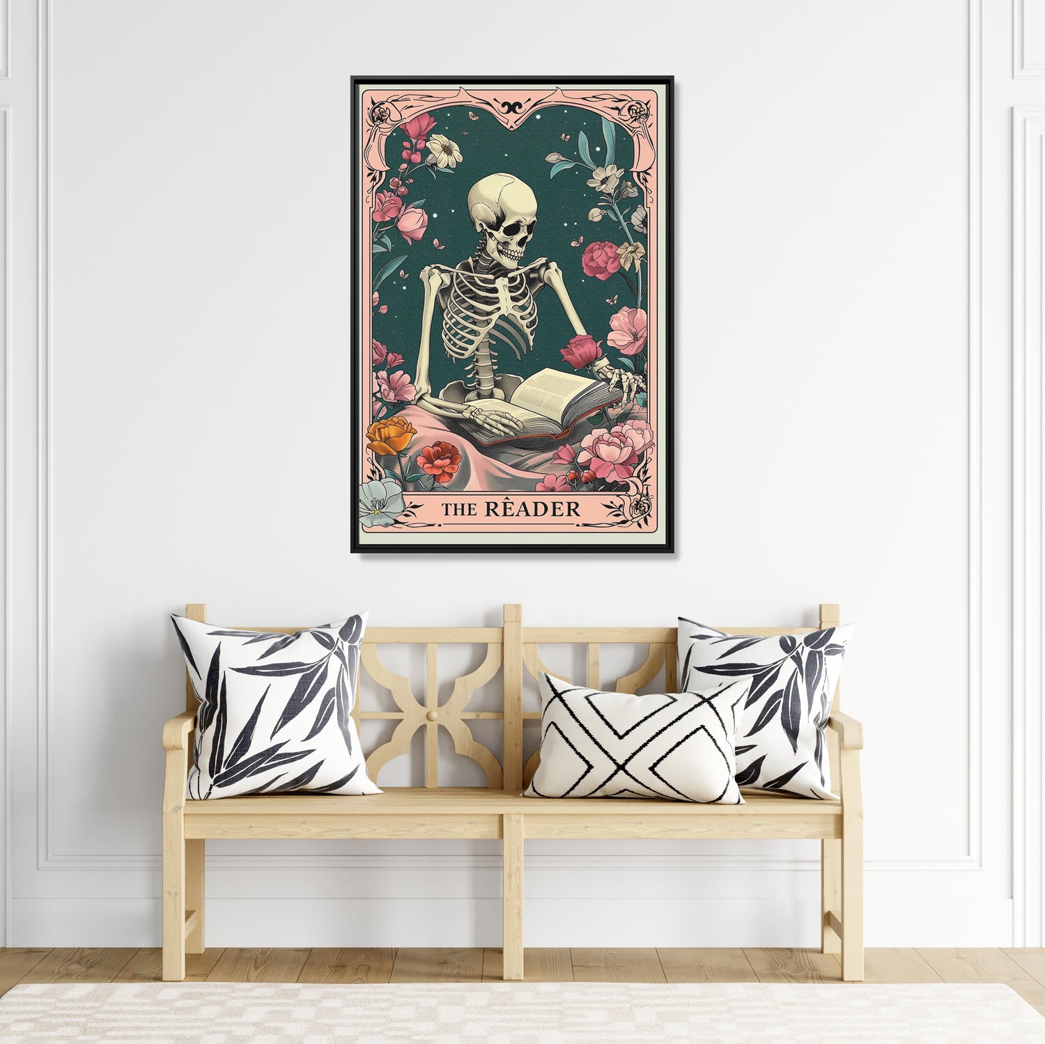 Framed Canvas - The Eternal Reader