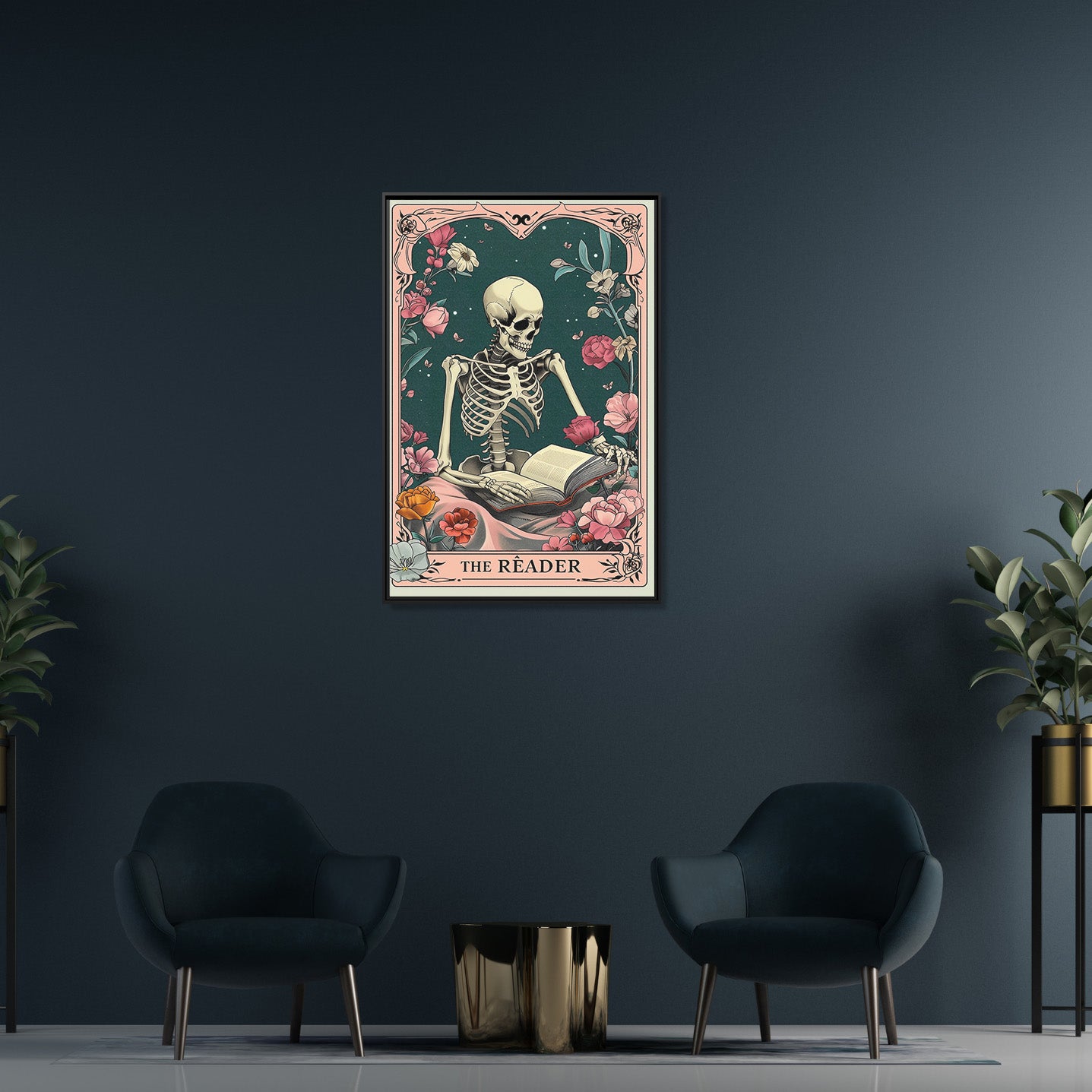 Framed Canvas - The Eternal Reader