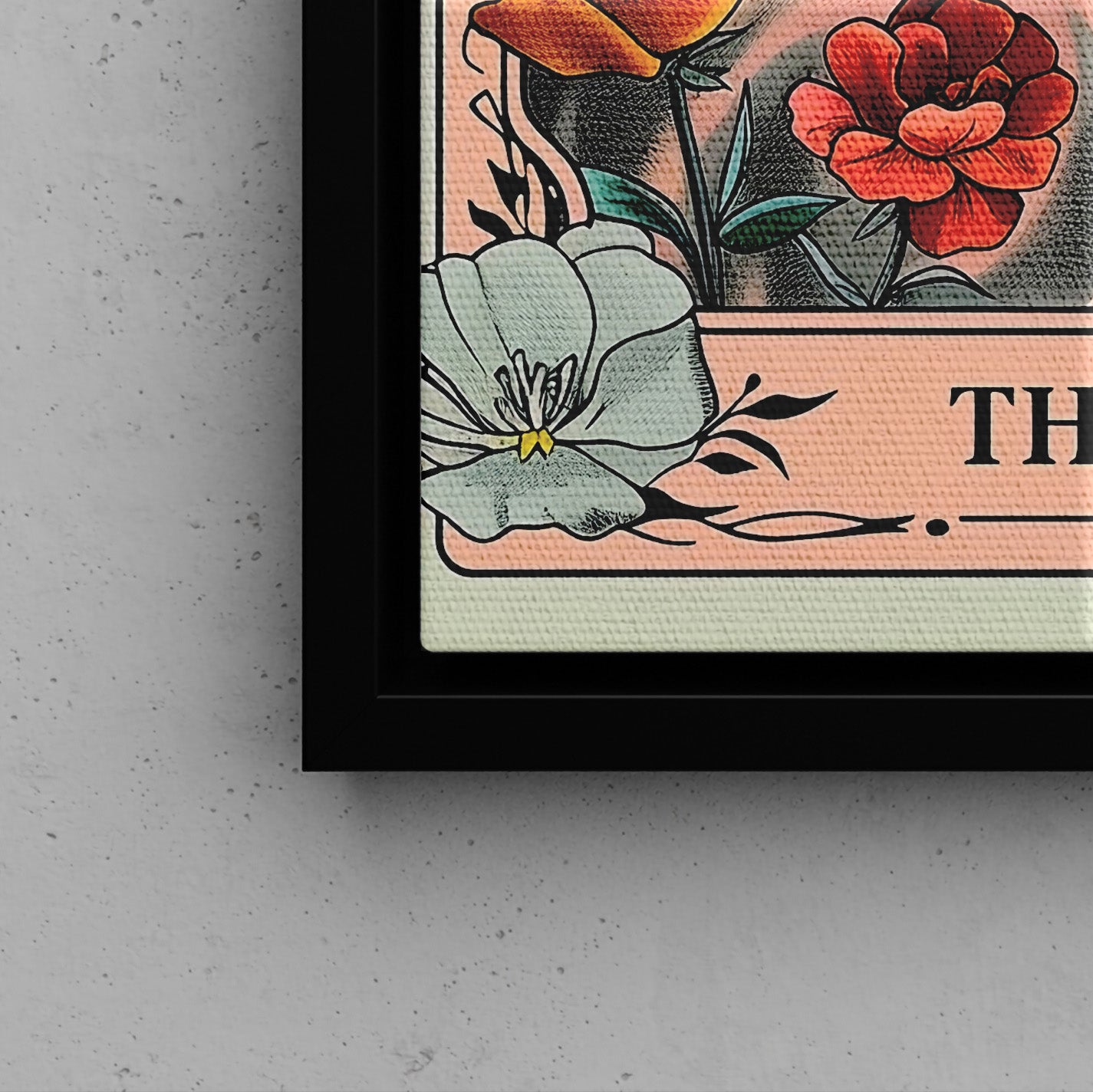 Framed Canvas - The Eternal Reader