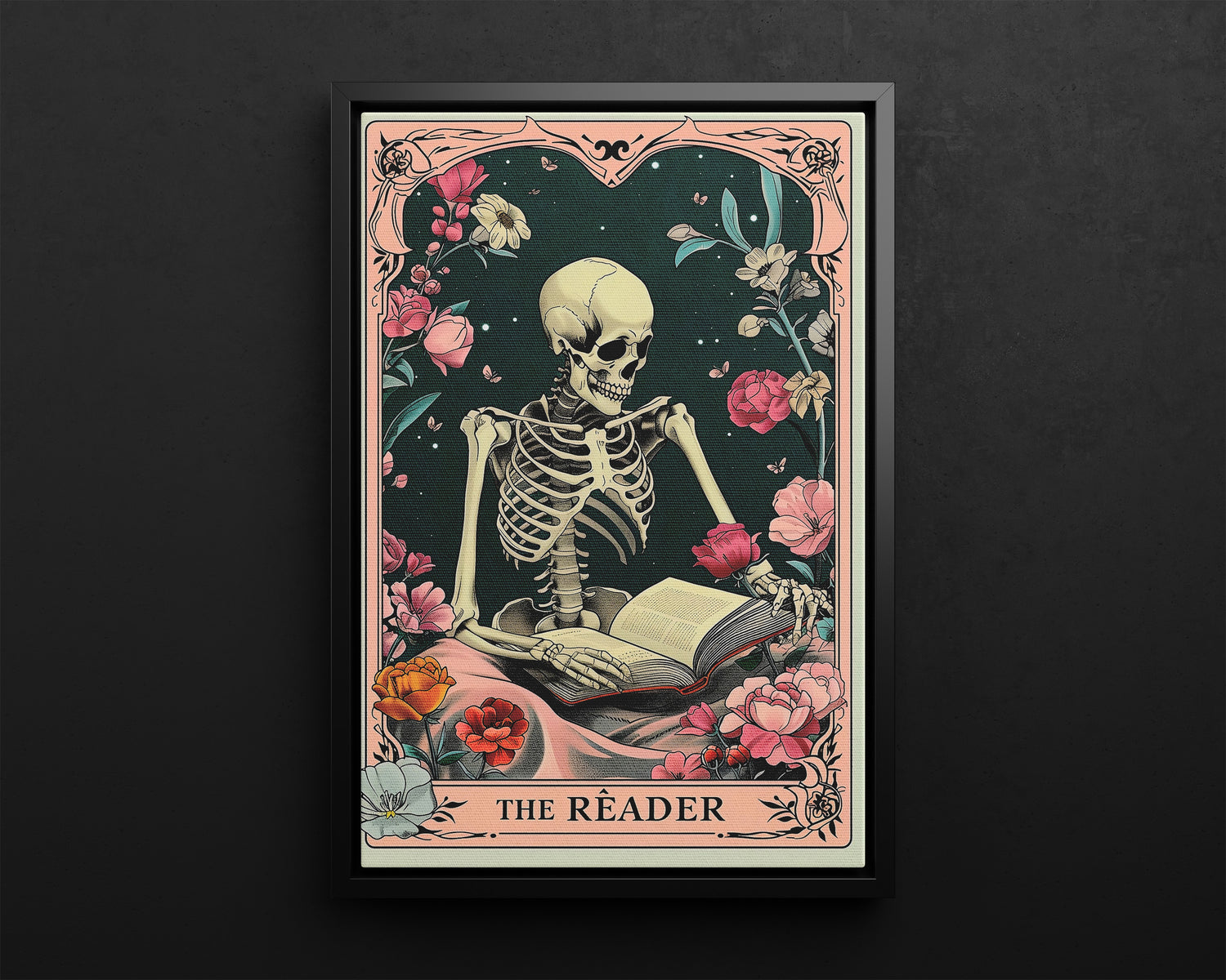 Framed Canvas - The Eternal Reader