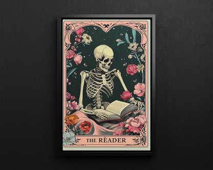 Framed Canvas - The Eternal Reader