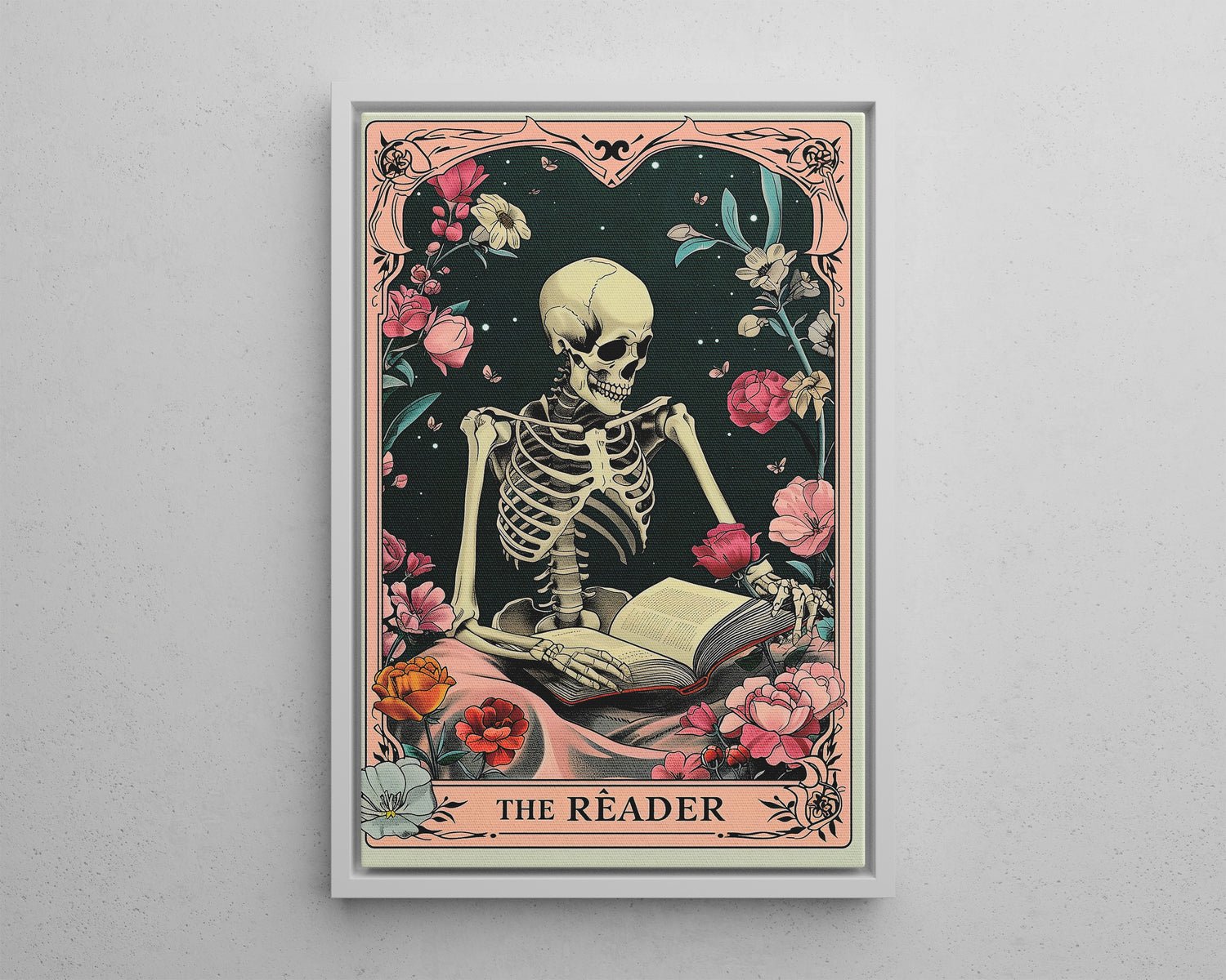 Framed Canvas - The Eternal Reader