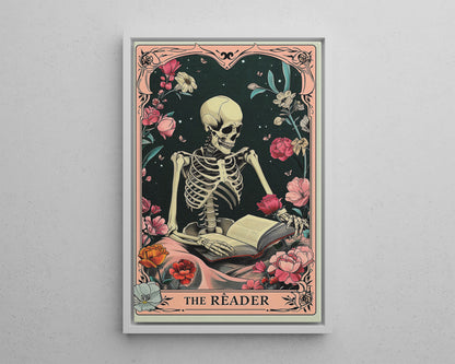 Framed Canvas - The Eternal Reader