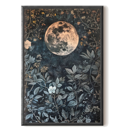 Midnight Moonlit Garden