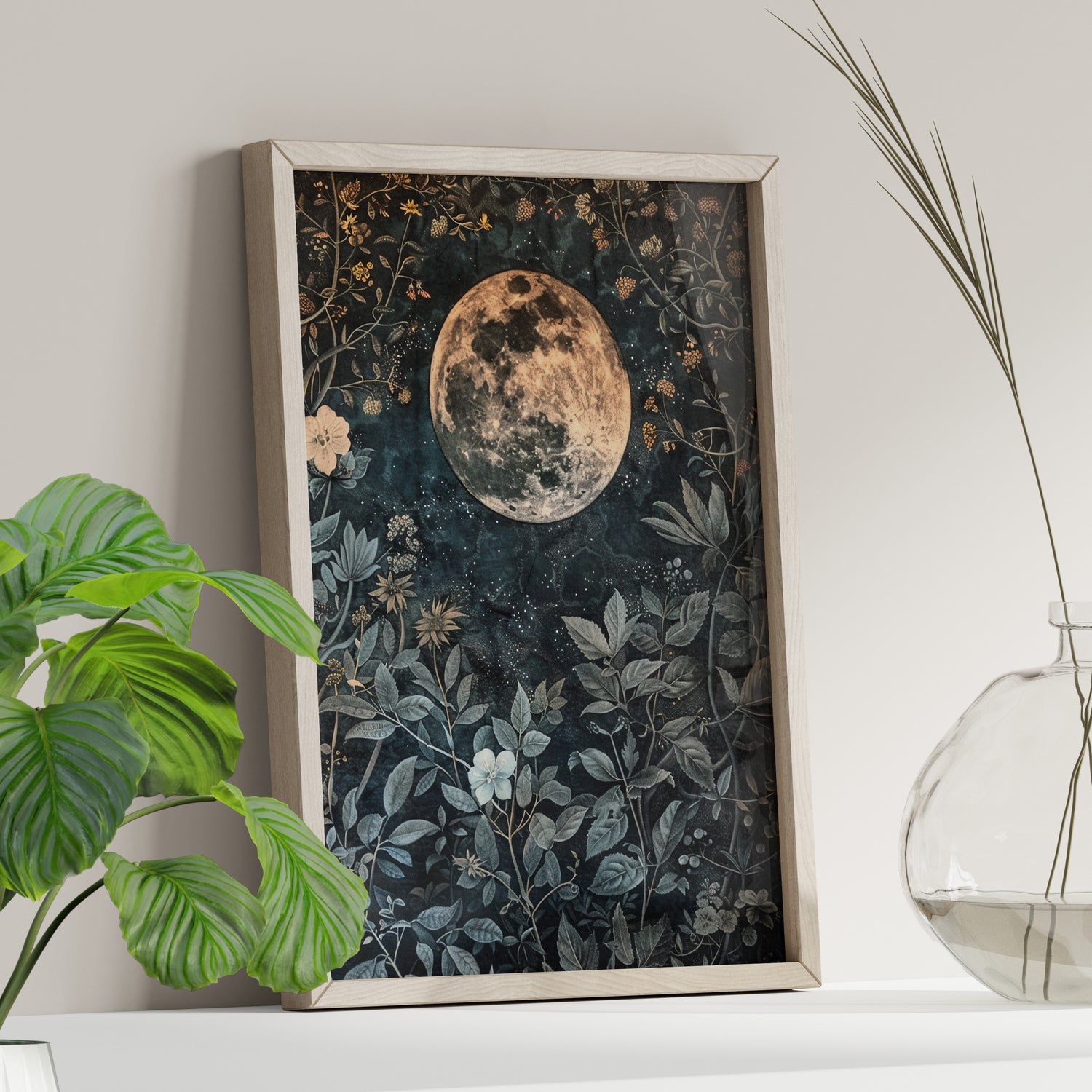 Midnight Moonlit Garden