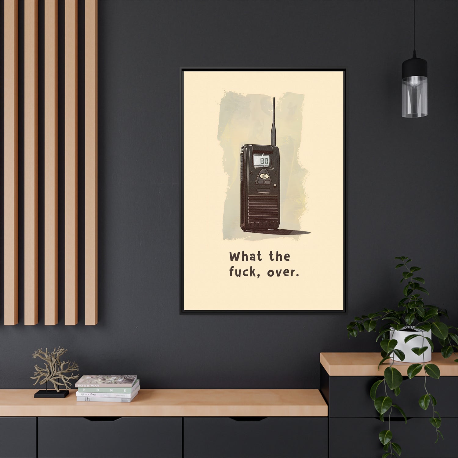 Framed Canvas - Walkie Talkie WTF Moment