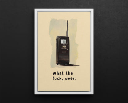 Framed Canvas - Walkie Talkie WTF Moment