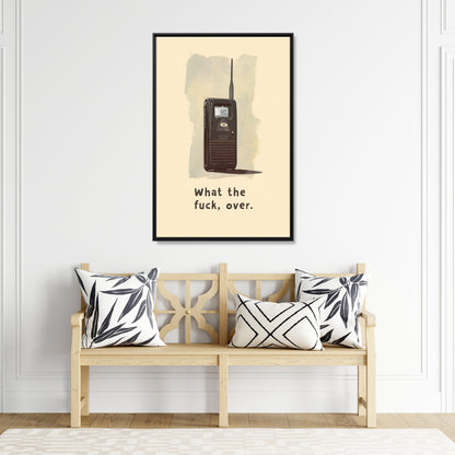 Framed Canvas - Walkie Talkie WTF Moment