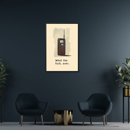 Framed Canvas - Walkie Talkie WTF Moment