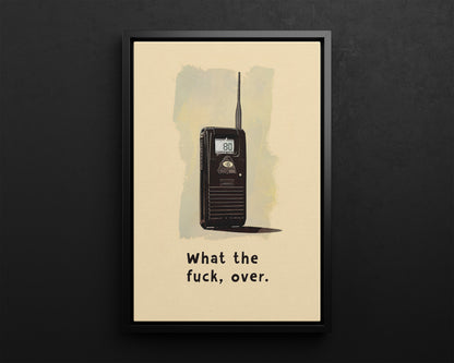 Framed Canvas - Walkie Talkie WTF Moment