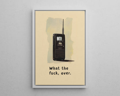 Framed Canvas - Walkie Talkie WTF Moment