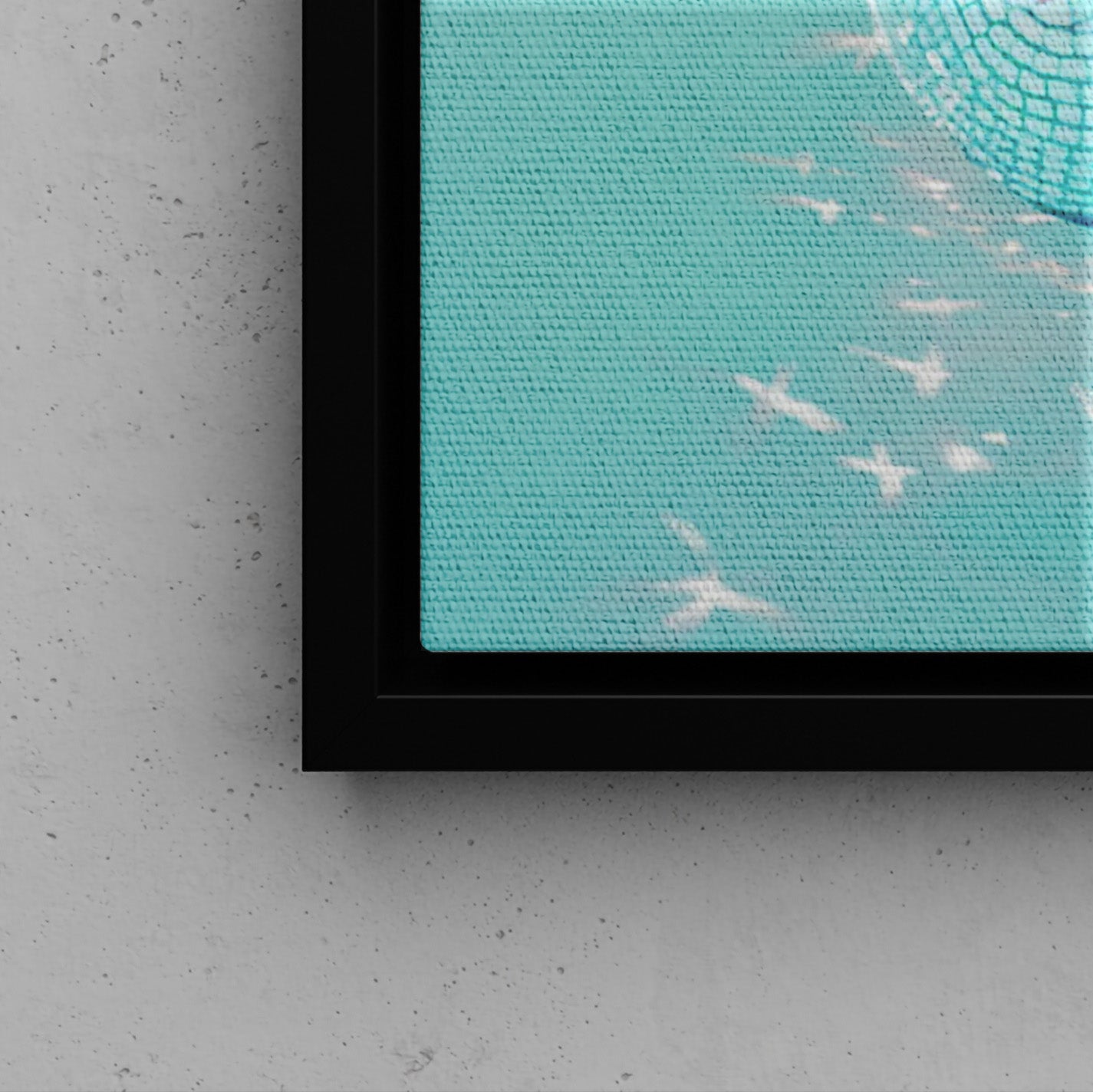 Framed Canvas - Disco Chopsticks Delight