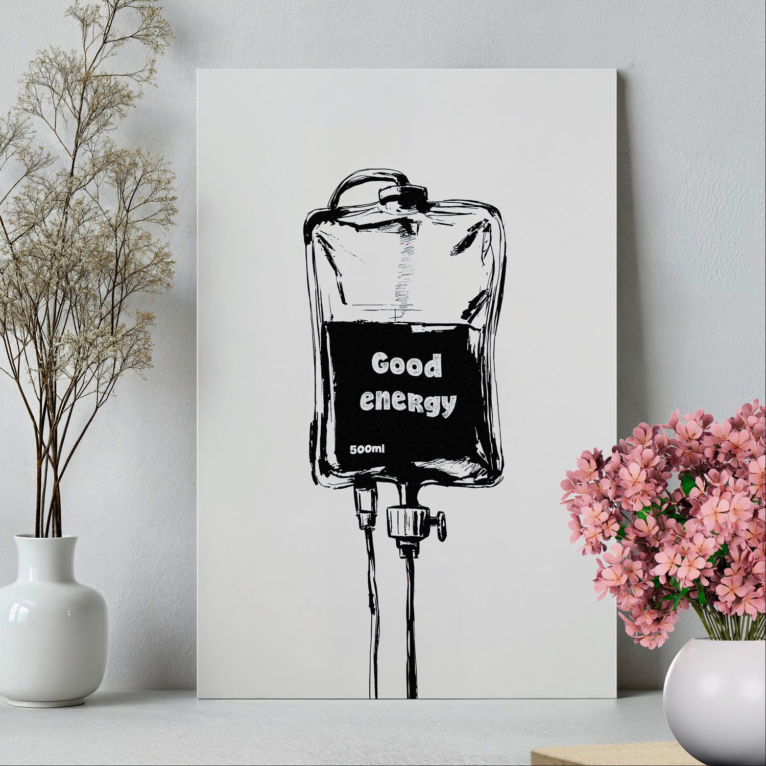 1.25" Matte Canvas - Good Energy IV Bag