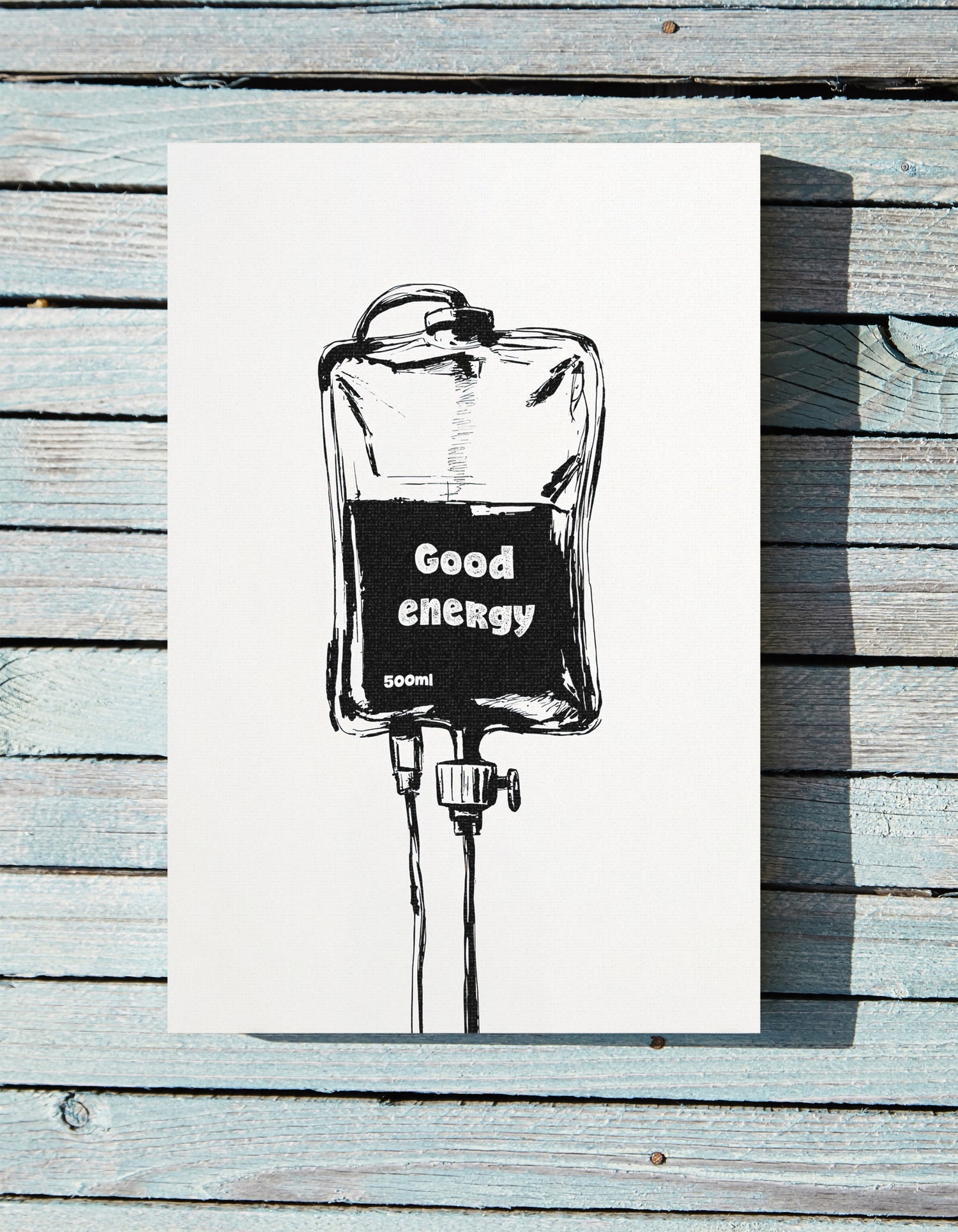 1.25" Matte Canvas - Good Energy IV Bag