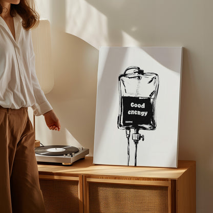 1.25" Matte Canvas - Good Energy IV Bag