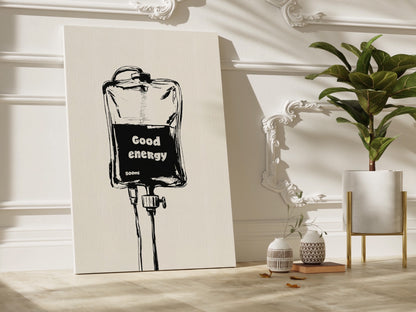 1.25" Matte Canvas - Good Energy IV Bag