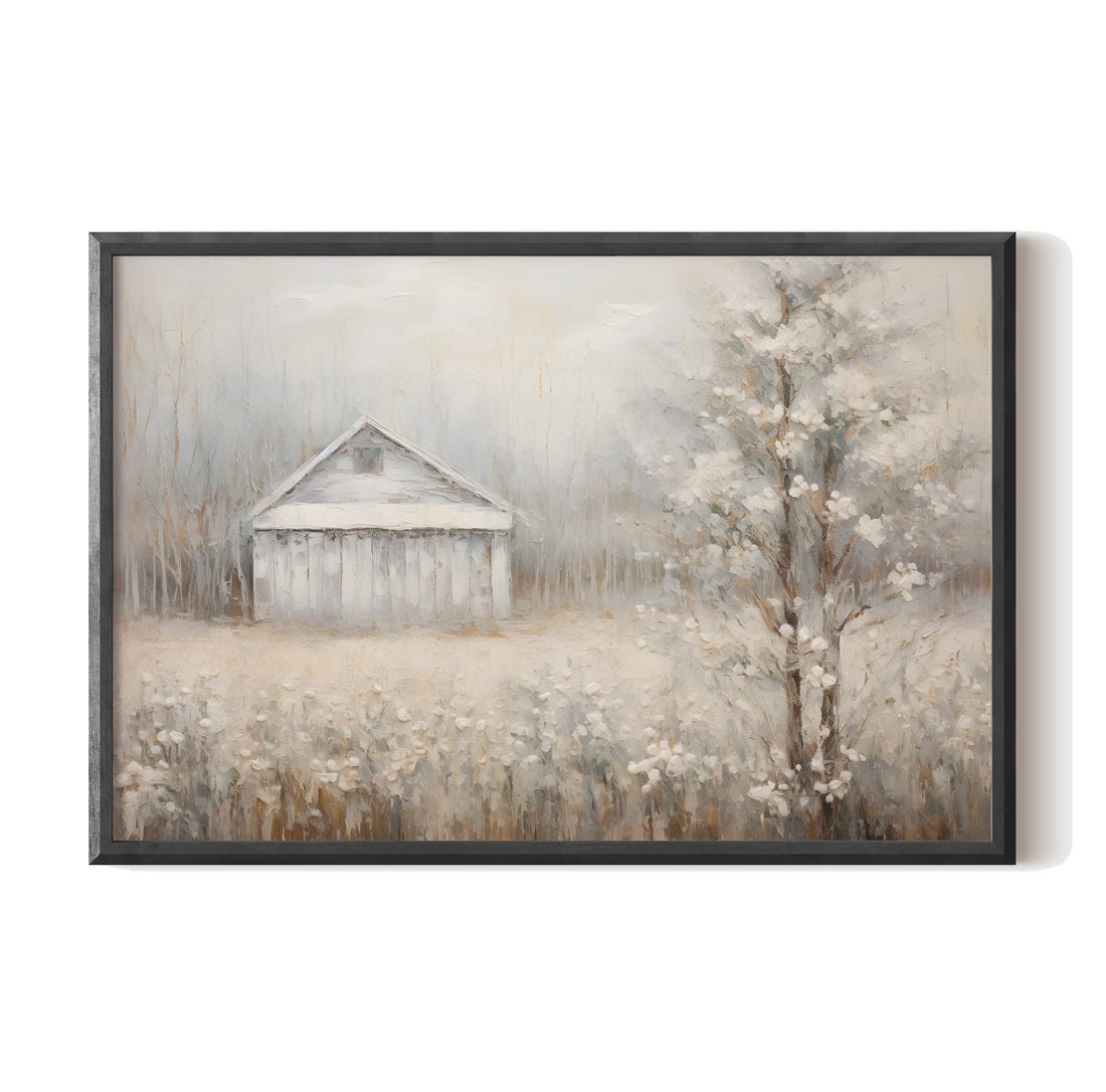 Whispers of Winter Barn