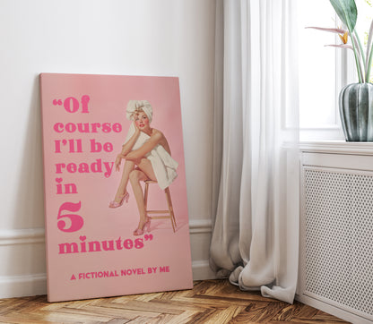 .75" Matte Canvas - Ready in 5 Minutes