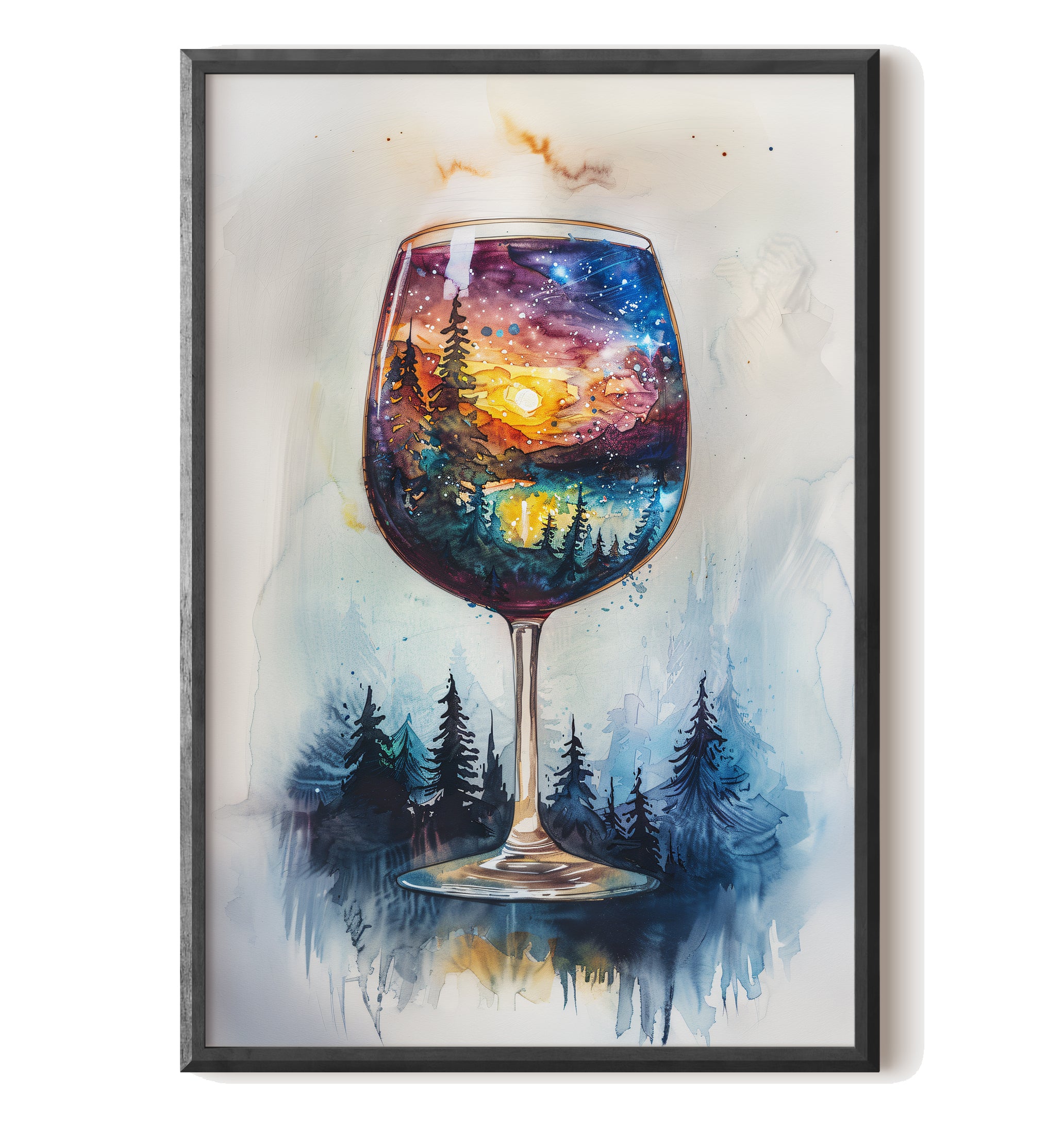 Galaxy Within the Wine Glass