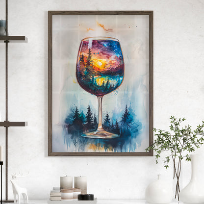 Galaxy Within the Wine Glass