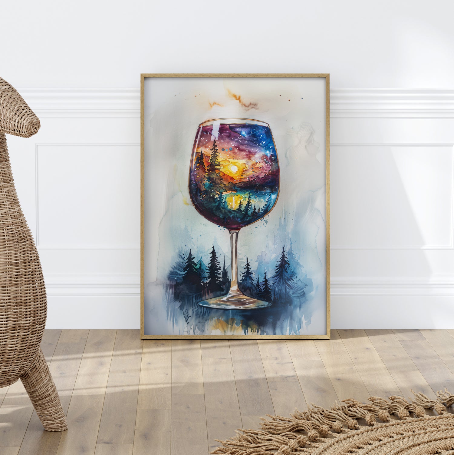 Galaxy Within the Wine Glass